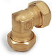 TDM brass Pipe Connection 18mm