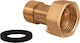 TDM brass Male Brass Pipe Connection 1/2" 50.8mm