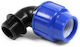 Lovrin Elbow Male Thread Ø32x3/4 Perla Blue