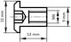 Eaton Nuss Für Schraube M9mm 20Stücke