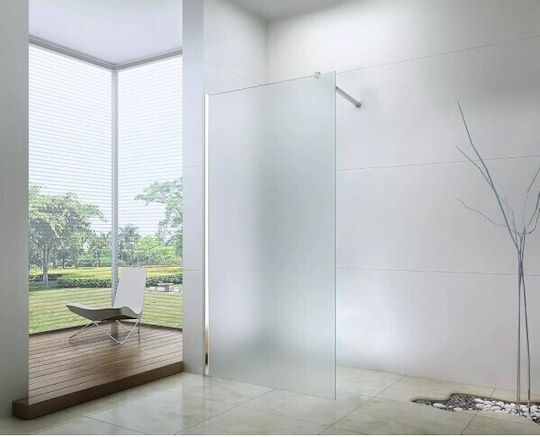 Tema Σταθερό Πλαϊνό Ντουζιέρας 70x195cm Mat Chrome Tema Σταθερό Πλαϊνό Ντουζιέρας 70x195cm Mat Chrome
