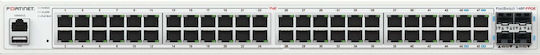 Fortinet FortiSwitch FS-148F-FPOE L2 PoE+ Суич с 48 Gigabit (1Gbps) Ethernet Порта и 4 SFP Порта