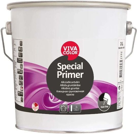 VivaColor Primer Suitable for Wood 3lt