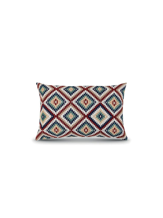 Lino Home Decorative Pillow Case Almeria Burgun...