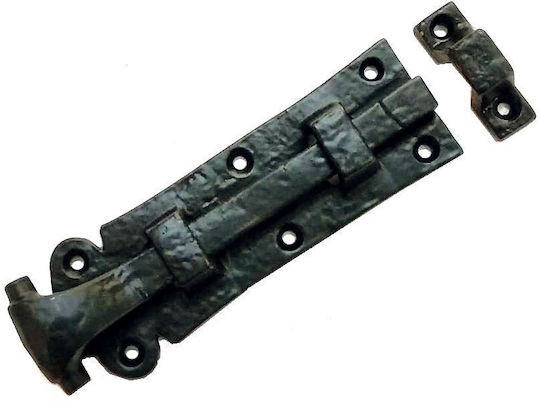 Türgriff & Haken aus Stahl / Eisen 115mm Schwarz