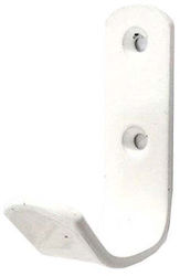 LPR Door Hook 60mm White LPR Door Hook 60mm White