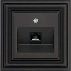 Liregus Einzeln Netzwerksteckdose RJ45 Typ Cat5e in Weißer Farbe Liregus Einzeln Netzwerksteckdose RJ45 Typ Cat5e in Weißer Farbe