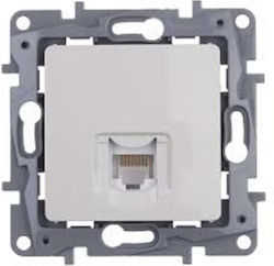 Legrand Единична Порта RJ45 Категория 5 UTP Крем 764671 Legrand Единична Порта RJ45 Категория 5 UTP Крем 764671