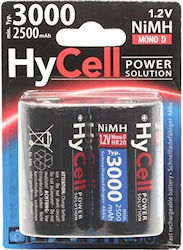 Hycell Σετ 2 Μπαταριών Εργαλείου NiMH 1.2V Hycell Σετ 2 Μπαταριών Εργαλείου NiMH 1.2V