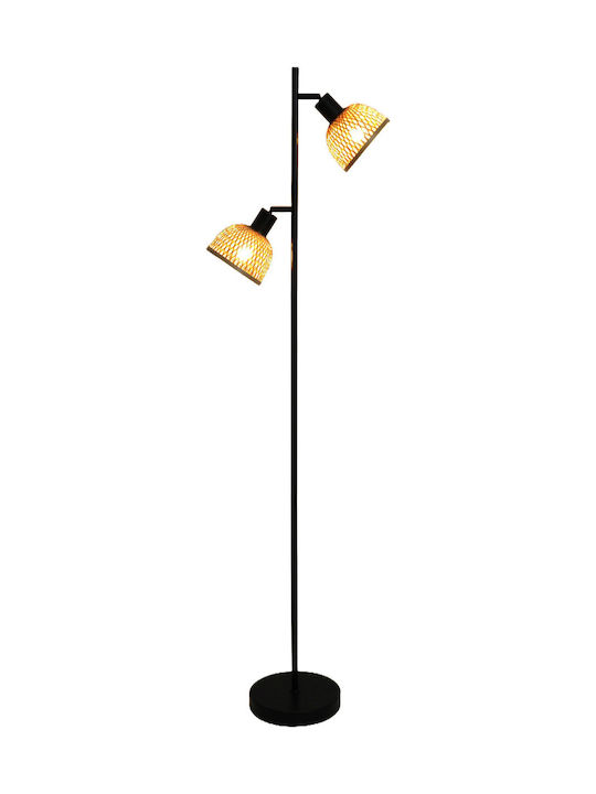 Eko Light Lampadare De Podea Înălțime 155xLungime 40cm Cu Bază De Bec E27 Aurie