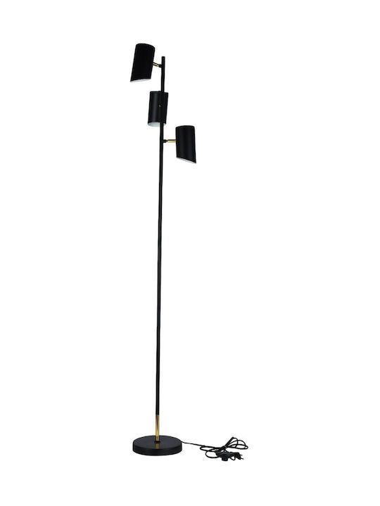 Domoletti Domoletti Stehlampe Mit Lampenbirnensockel Für GU10 Schwarz