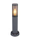 Domoletti Stehlampe Y45xM12,7cm mit Lampenbirnensockel E27 Smoky
