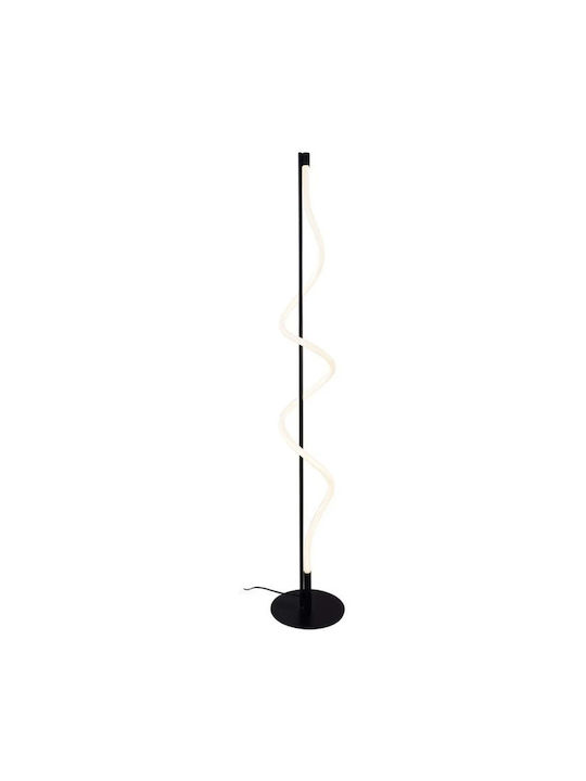 Domoletti LED Floor Lamp H150xW25cm with Natural White Light 2200lm Black