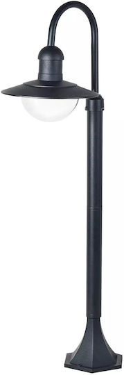 Domoletti Floor Lamp H100cm with Lamp Bulb Base for E27 Black
