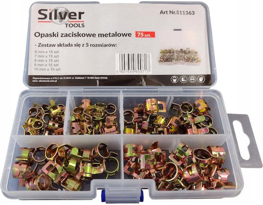 Silver Set Clamps Type "F"