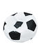 Fotoliu Puf Impermeabil Minge Alb - Negru 90x90cm B2MUSwhite-black