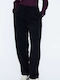 Women's Fabric Trousers Black