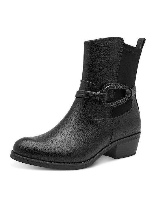 Women's Ankle Boots with Medium Heel Black