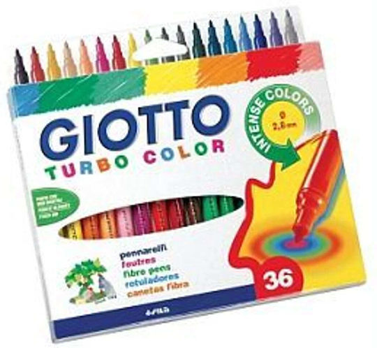 Giotto Wasserbasierte Fein Zeichenstifte Set 36 Farben