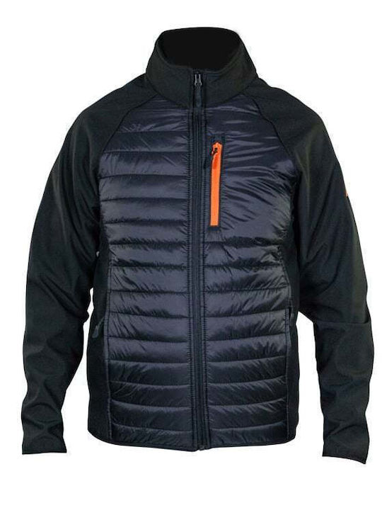 Winter Jacket Softshell Waterproof and Windproof Black