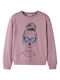 Kinder-Sweatshirt Flieder