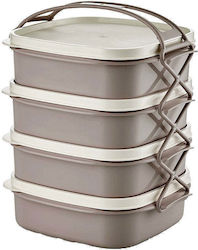 Katex Square Cooking Utensils Set 4x 1 Lt