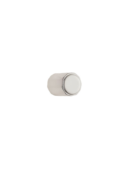 Zogometal Zogometal Möbelgriff aus Metallisch Nickel Matt Φ25mm 86-06