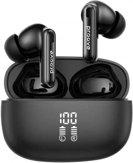 Proove Intro Pro In-Ear Bluetooth Kopfhörer mit Schweißbeständigkeit und Ladekoffer Schwarz