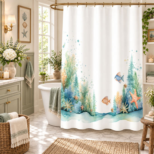 My Home Luxury Κουρτίνα Υφασμάτινη 180x180cm 587866