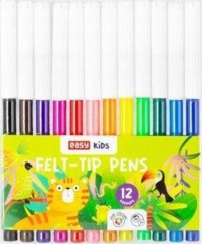 Easy Μαρκαδόροι Ζωγραφικής Λεπτοί, Neon Σετ 12 Χρώματα