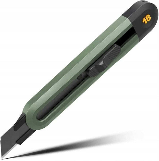Deli Schneidemesser Trapezförmige Klinge 18 Mm Leuchtendes Grün D780557