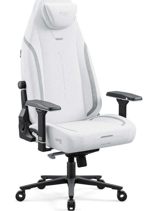 Diablo X.Eye Prime Fabric Gaming Chair with Adjustable Arms Ghosted White