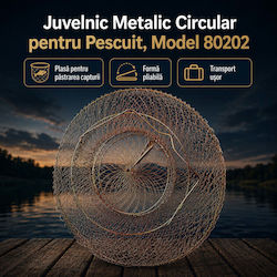 Recipient Circular Metal Pentru Pescuit Model 80202