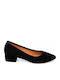 Heels with Chunky Low Heel Black WM-MP665-1-27HH-BLACK