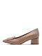 Leder Pumps Beige