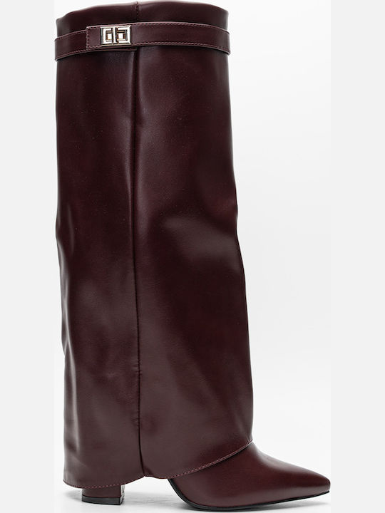 Damenstiefel Burgundisch