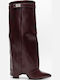 Damenstiefel Burgundisch