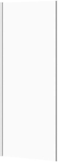 Cersanit Σταθερό Πλαϊνό Ντουζιέρας 80x200cm Clear Glass Chrome