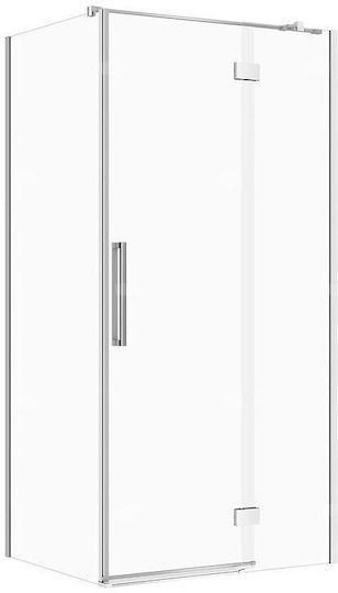 Cersanit Cabinet Duș Cu Ușă Glisantă 100x80x200cm Sticlă Transparentă