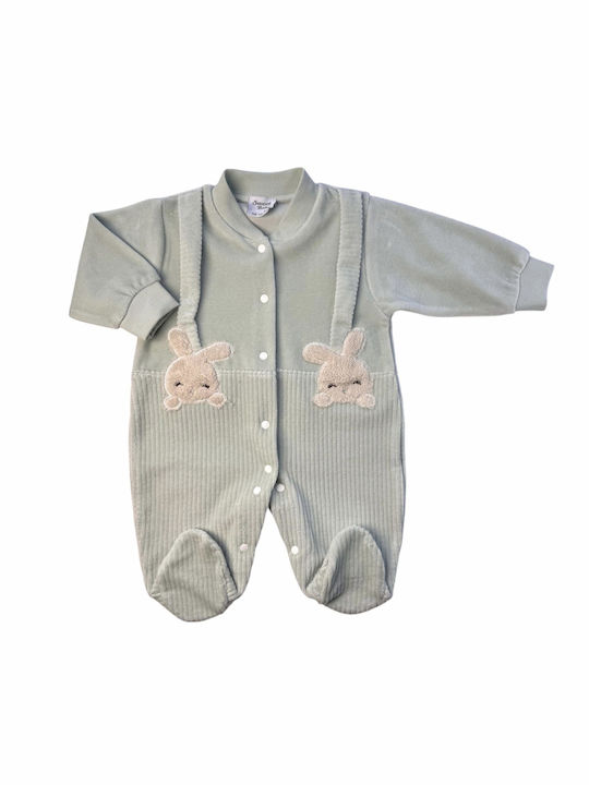 Sweet Baby Velvet Baby Bodysuit in Fawn Color G302-1 Sweet Baby Velvet Baby Bodysuit in Fawn Color G302-1