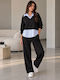 Black Sweatpants Set