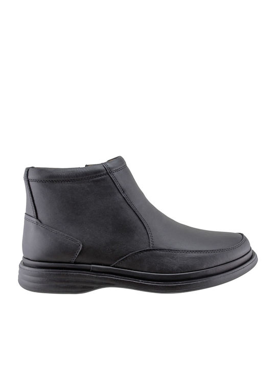 Deri Anatomisch Herrenstiefel Schwarz