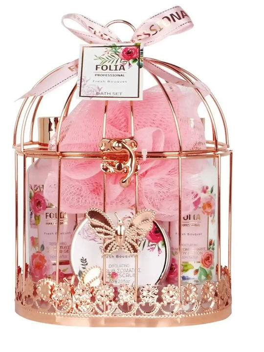 Folia Professional Metal Cage Fresh Bouquet Hautpflege-Set