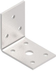 Canyon Metallic Shelf Bracket In Silver Colour 40x40mm