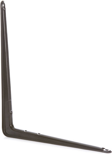 JetWorld Corner Shelf Made of Metal in Black Colour 350x300mm
