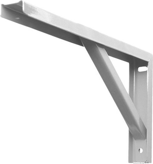 Malys Group Corner Shelf Made of Metal in White Colour 273x500mm