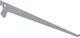 Malys Group Heavy-Duty Shelf Bracket Made of Stainless Steel in Grey Colour 70mm