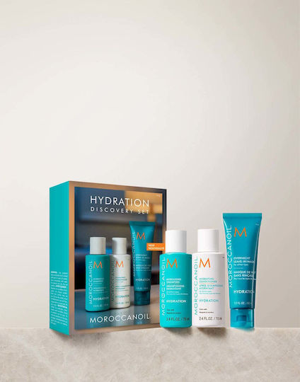 Moroccanoil Hydration Discovery Σετ Περιποίησης Μαλλιών Ενυδάτωσης με Σαμπουάν, Μάσκα & Conditioner