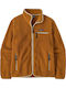 Retro Pile Herren Fleecejacke Braun