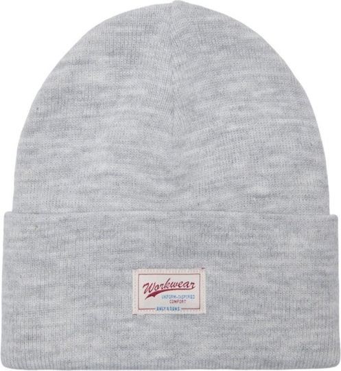 Beanie Căciulă bărbătească tricotată în culoare gri
